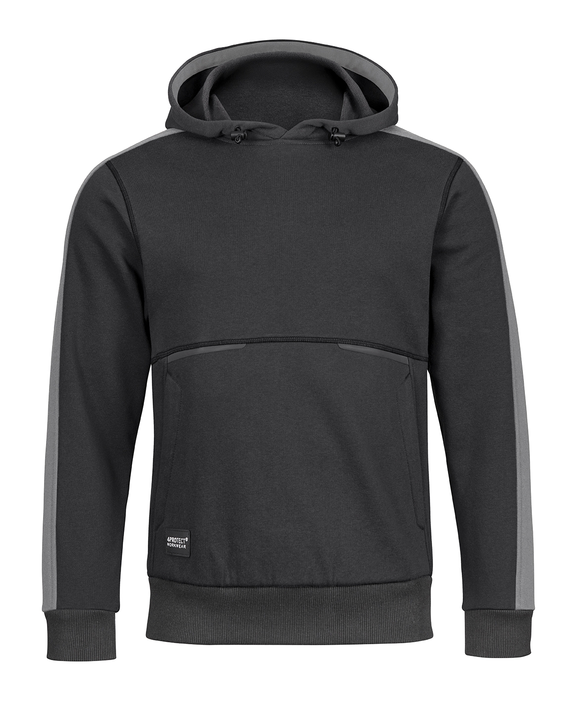 4PROTECT® Hoodie schwarz/grau