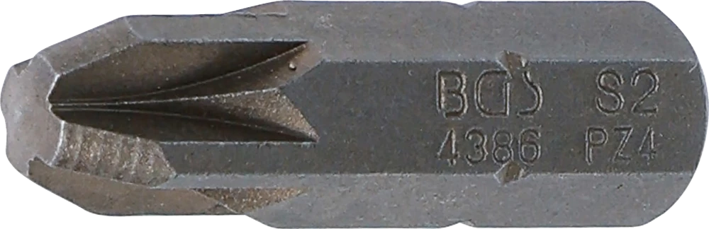 Bit, Länge 30 mm, Antrieb Außensechskant 8 mm (5/16"), Kreuzschlitz PZ4