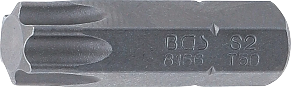 Bit, Länge 30 mm, Antrieb Außensechskant 8 mm (5/16"), T-Profil (für Torx) T50
