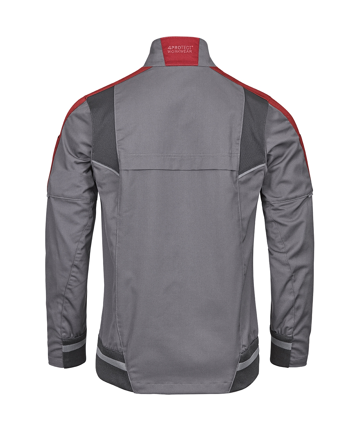 4PROTECT® Workwear Bundjacke grau/rot
