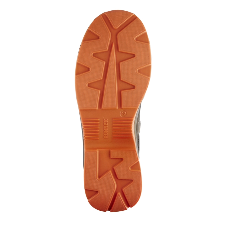 RUNNEX® S1PS ESD-Sicherheitssandalen atop ActionStar schwarz/orange