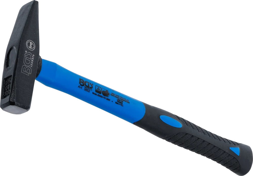 Schlosserhammer, Fiberglasstiel, DIN 1041, 300 g