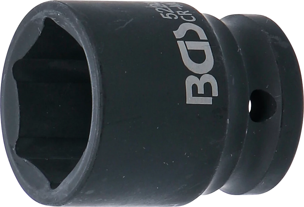 Kraft-Steckschlüssel-Einsatz Sechskant, Antrieb Innenvierkant 12,5 mm (1/2"), SW 24 mm