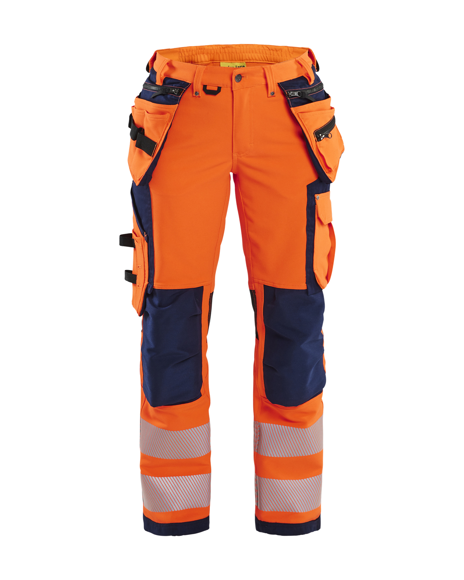 Damen High Vis Arbeitshose 4-Wege-Stretch