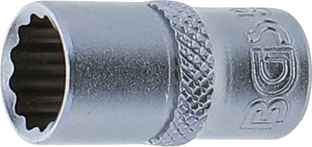Steckschlüssel-Einsatz Zwölfkant, Antrieb Innenvierkant 6,3 mm (1/4"), SW 9 mm