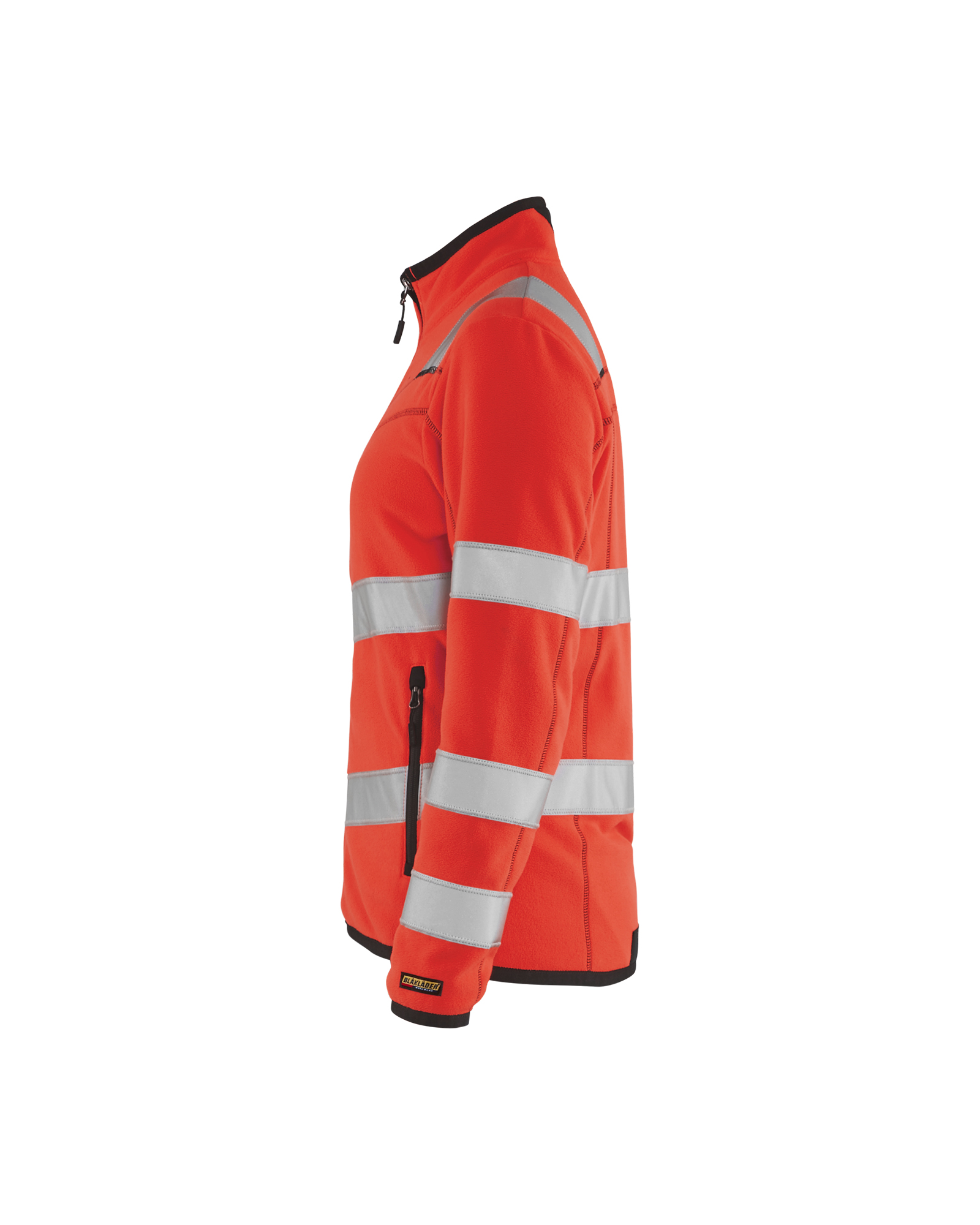 Damen High Vis Microfleece Jacke