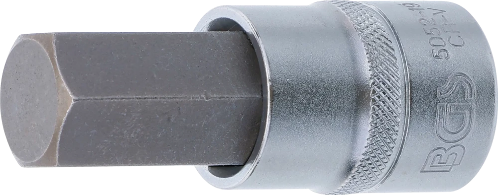 Bit-Einsatz, Antrieb Innenvierkant 12,5 mm (1/2"), Innensechskant 19 mm