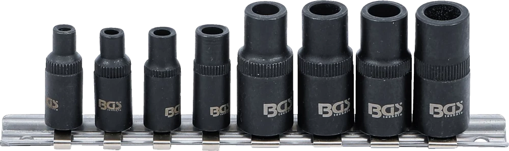 Gewindebohrer-Aufnahme-Satz, 6,3 mm (1/4") / 10 mm (3/8"), 8-tlg.