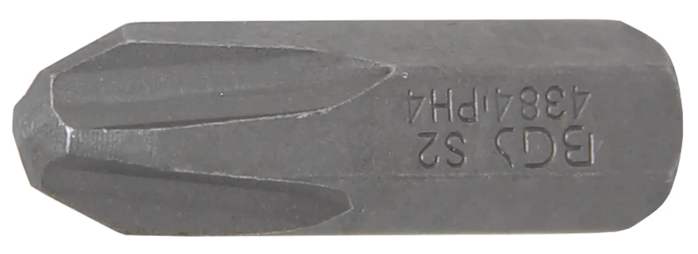 Bit, Länge 30 mm, Antrieb Außensechskant 8 mm (5/16"), Kreuzschlitz PH4