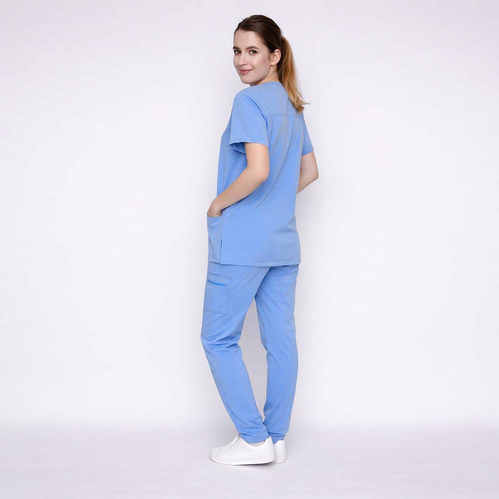 Damen Schlupfkasack, Slim Fit, light blue