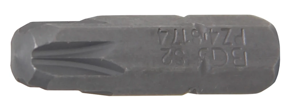 Bit, Länge 25 mm, Antrieb Außensechskant 6,3 mm (1/4"), Kreuzschlitz PZ4