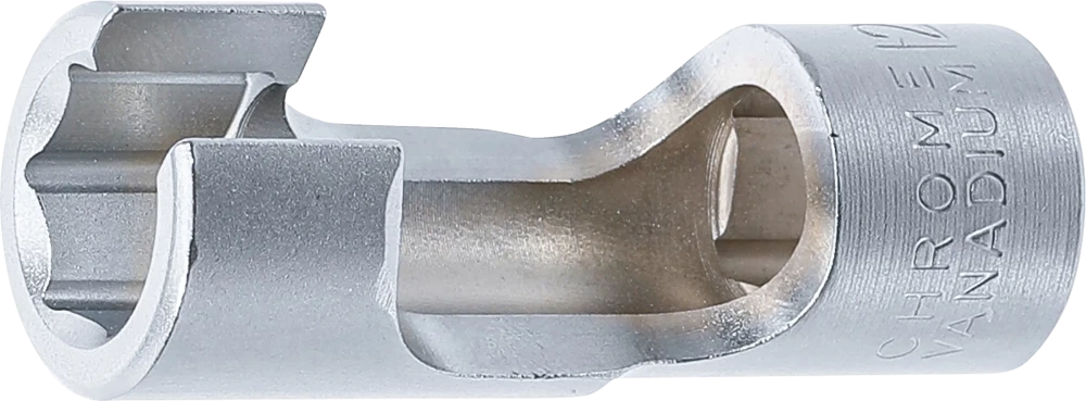 Spezial-Steckschlüssel-Einsatz, geschlitzt, Antrieb Innenvierkant 10 mm (3/8"), SW 12 mm