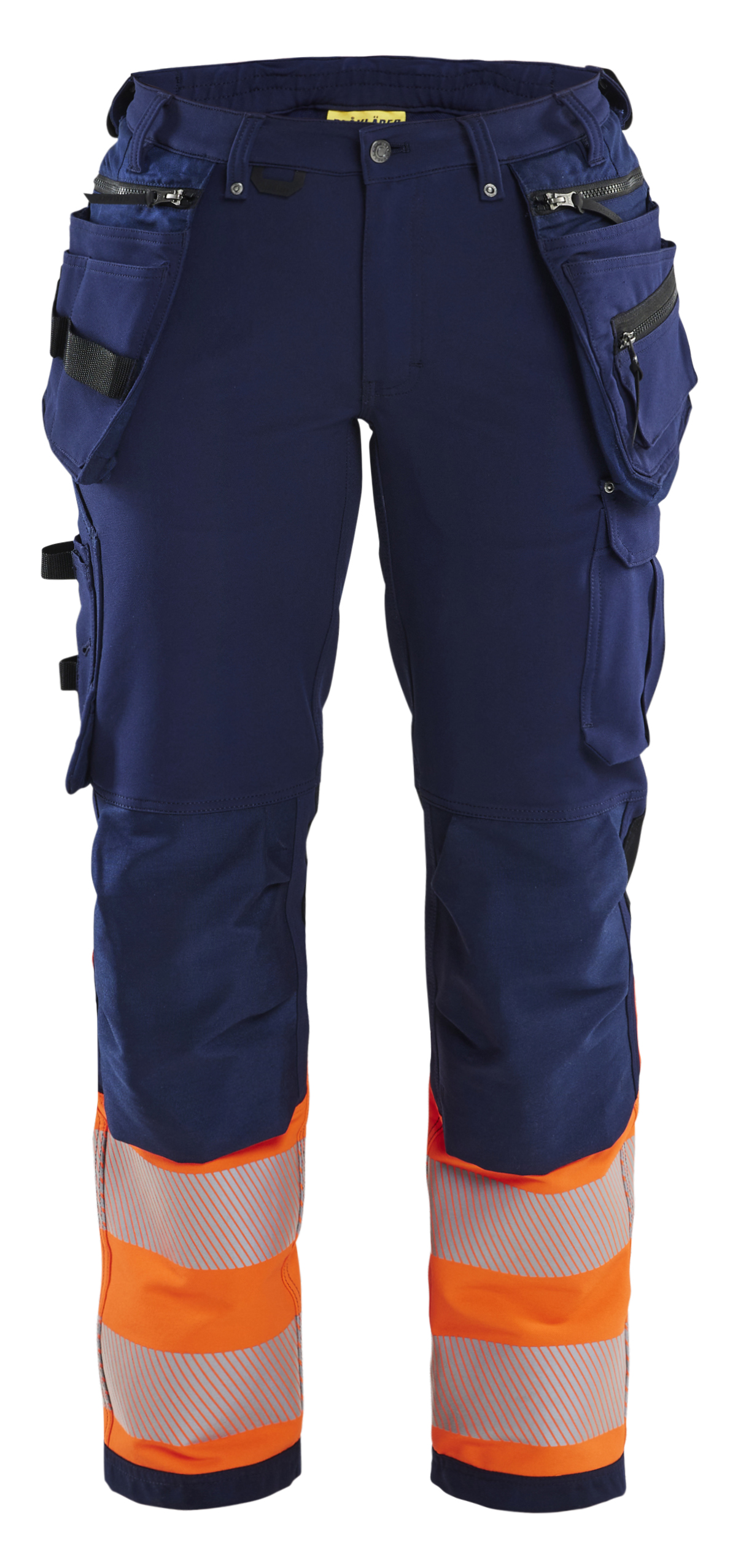 Damen High Vis Arbeitshose 4-Wege-Stretch