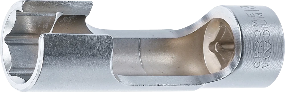 Spezial-Steckschlüssel-Einsatz, geschlitzt, Antrieb Innenvierkant 10 mm (3/8"), SW 18 mm