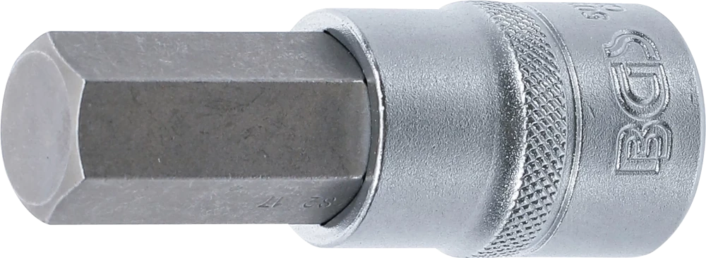 Bit-Einsatz, Antrieb Innenvierkant 12,5 mm (1/2"), Innensechskant 17 mm