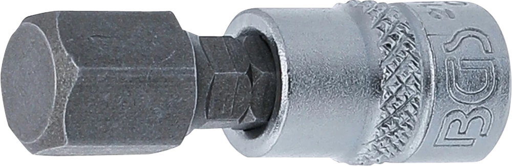 Bit-Einsatz, Antrieb Innenvierkant 6,3 mm (1/4"), Innensechskant 10 mm