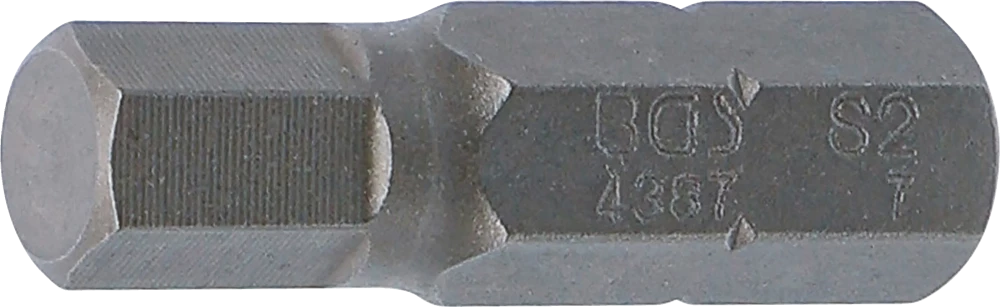 Bit, Länge 30 mm, Antrieb Außensechskant 8 mm (5/16"), Innensechskant 7 mm