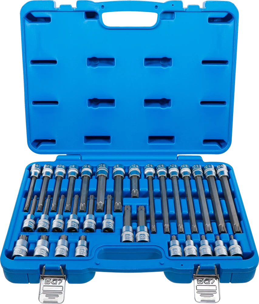 Bit-Einsatz-Satz, Antrieb Innenvierkant 12,5 mm (1/2"), Keil-Profil (für RIBE), 32-tlg.