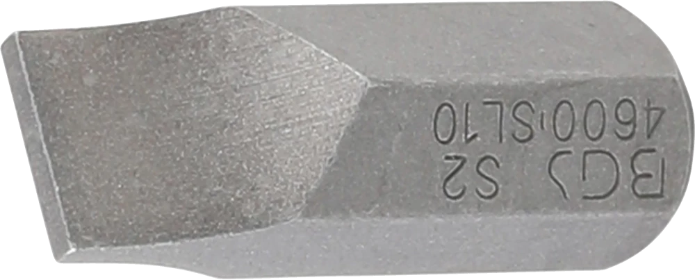 Bit, Länge 30 mm, Antrieb Außensechskant 10 mm (3/8"), Schlitz 10 mm