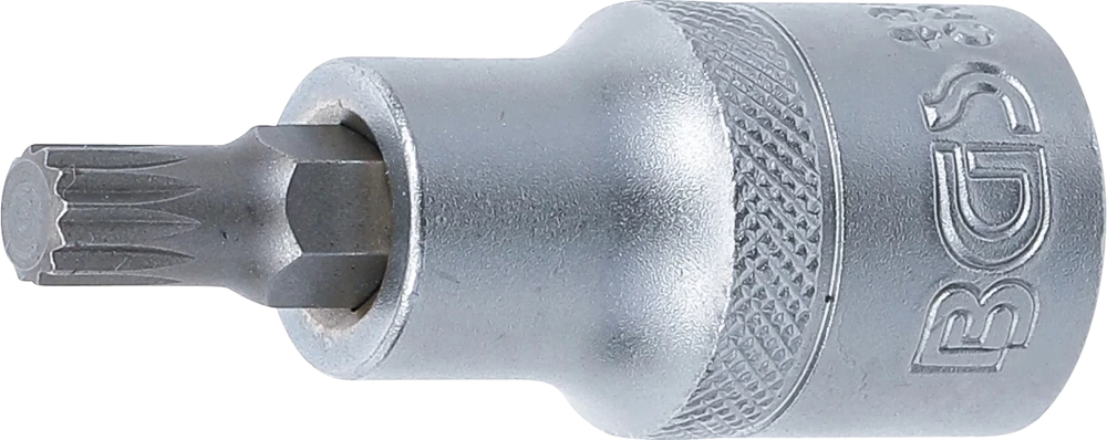 Bit-Einsatz, Antrieb Innenvierkant 12,5 mm (1/2"), Innenvielzahn (für XZN) M8