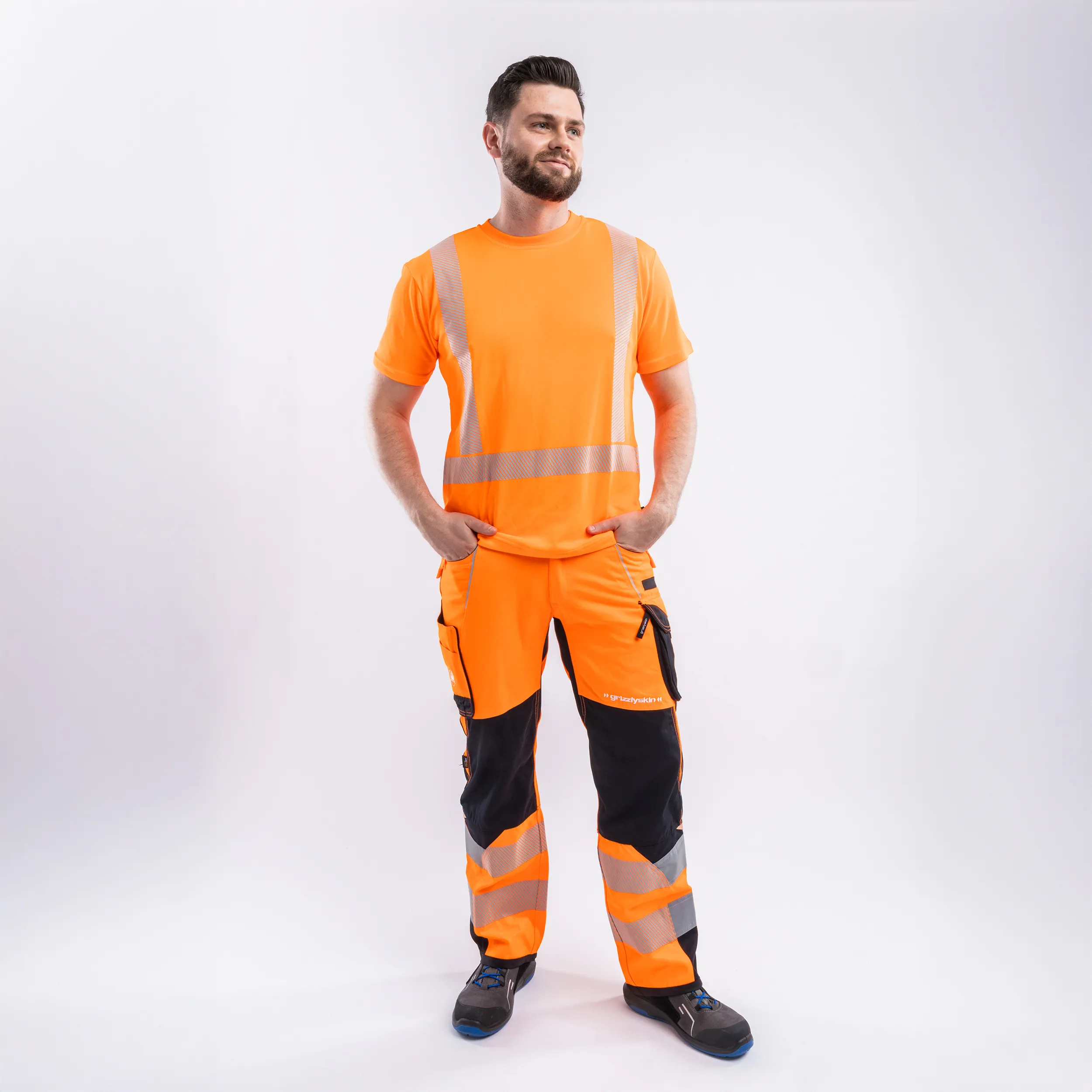 Arbeitshose "Grizzlyskin Warnschutz"