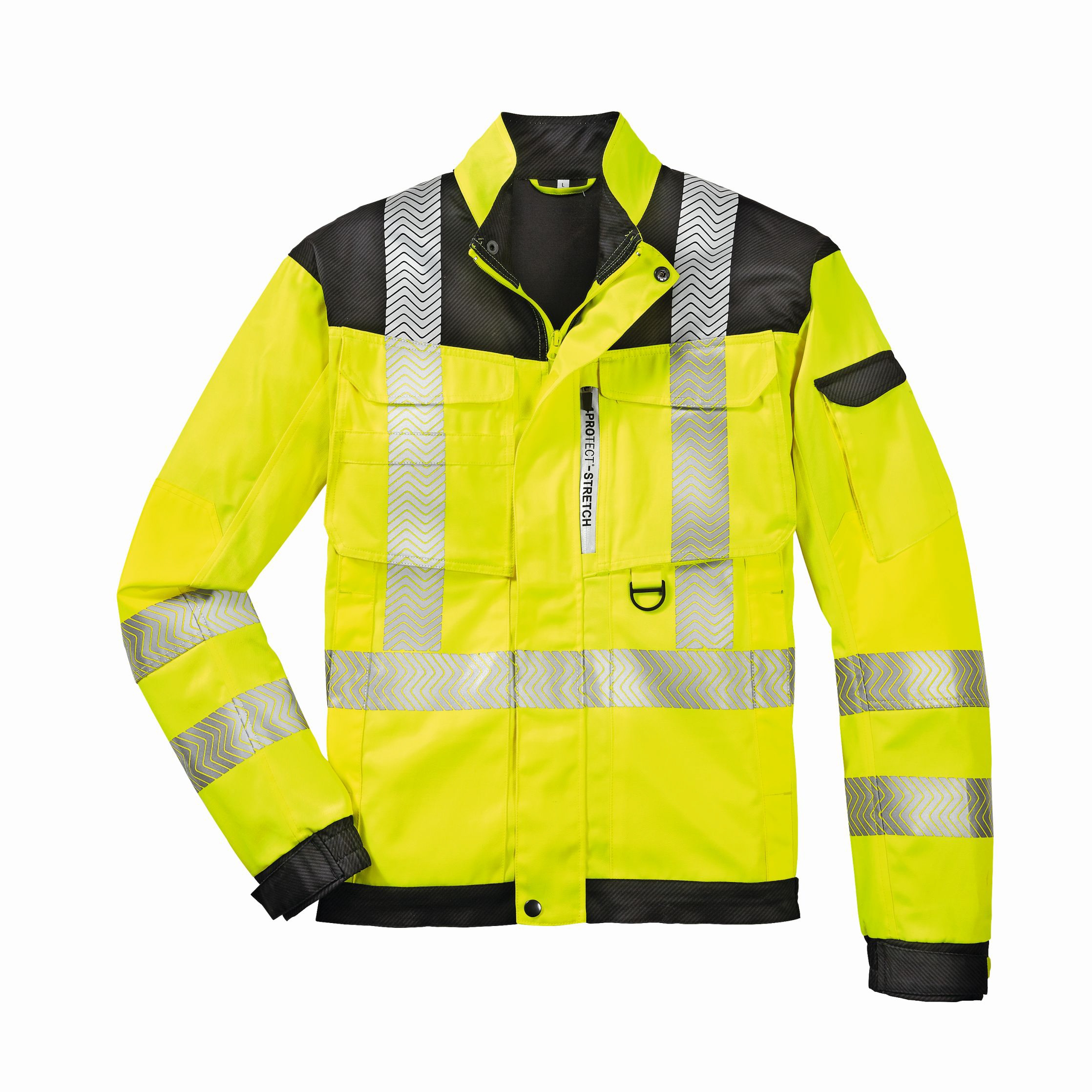 4PROTECT® Warnschutz-Bundjacke KENTUCKY leuchtgelb/grau