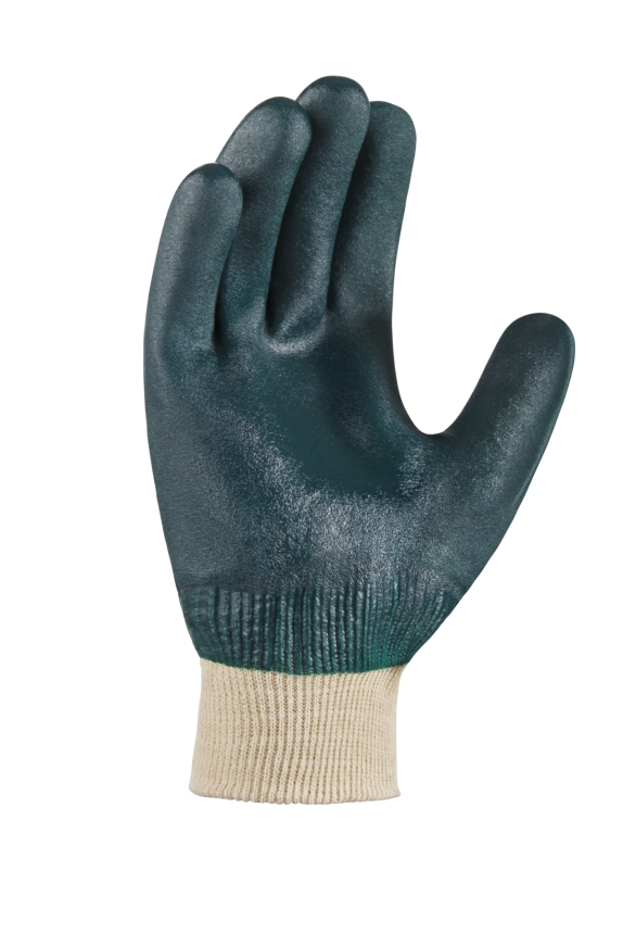 teXXor® PVC-Handschuhe GRÜN MIT STRICKBUND grün