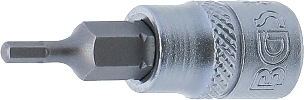 Bit-Einsatz, Antrieb Innenvierkant 6,3 mm (1/4"), Innensechskant 3/32"