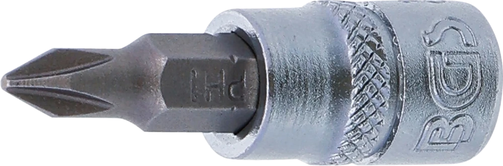 Bit-Einsatz, Antrieb Innenvierkant 6,3 mm (1/4"), Kreuzschlitz PH1