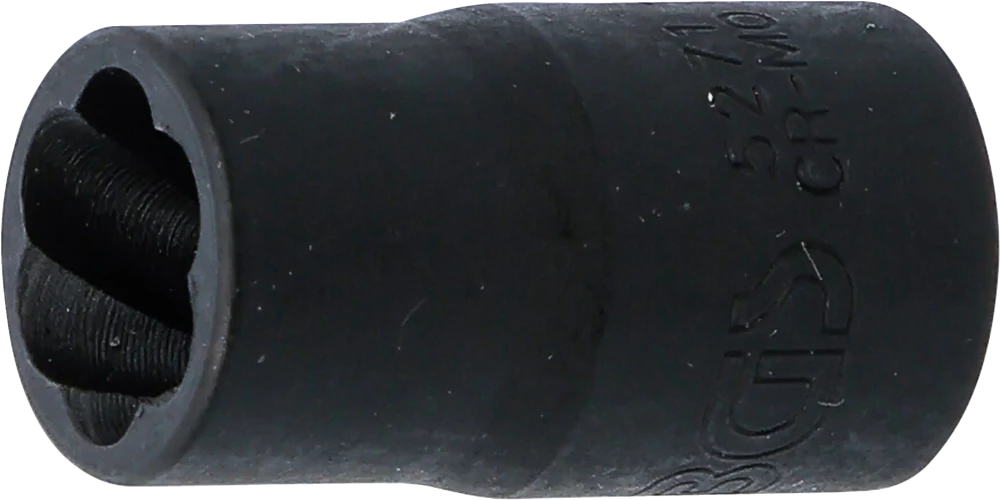 Spiral-Profil-Steckschlüssel-Einsatz / Schraubenausdreher, Antrieb Innenvierkant 10 mm (3/8"), SW 11 mm