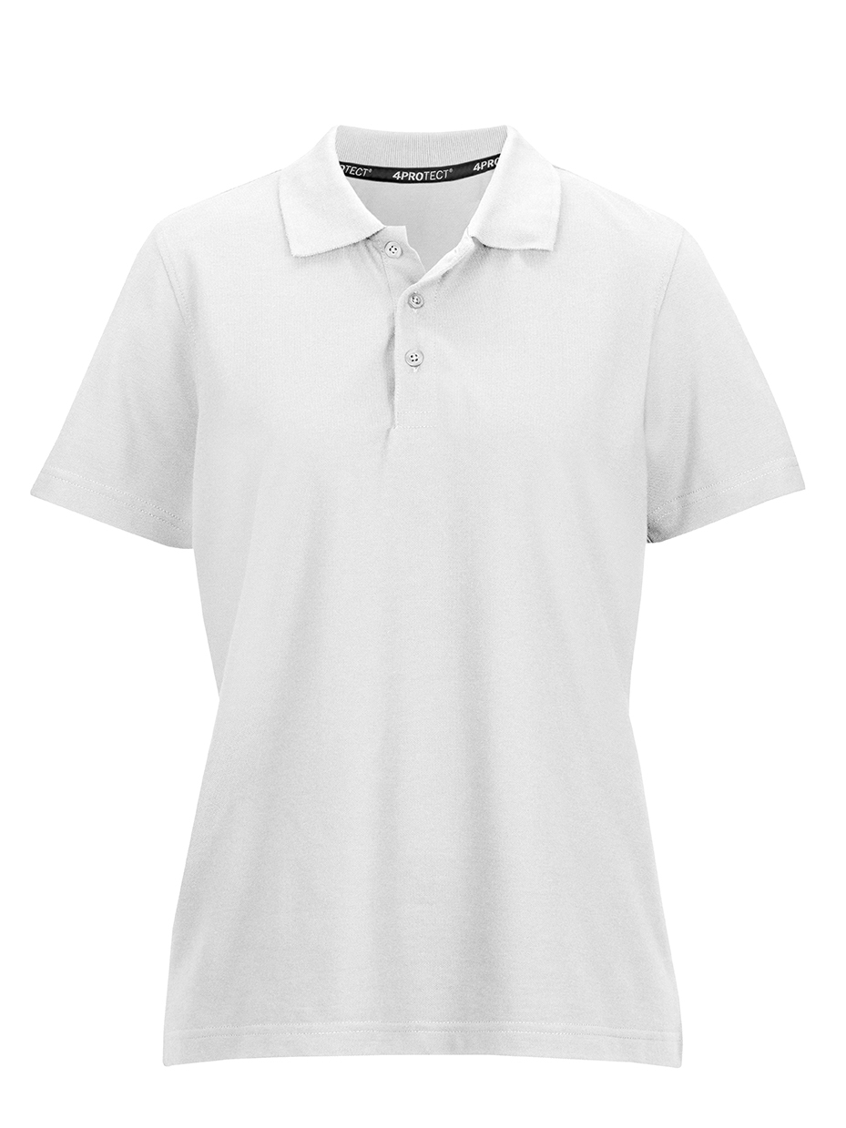 4PROTECT® Polo-Shirt Damen weiss