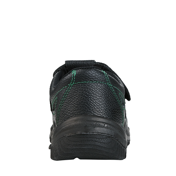 teXXor® S1-Sicherheitsklettsandalen GAP schwarz/grün