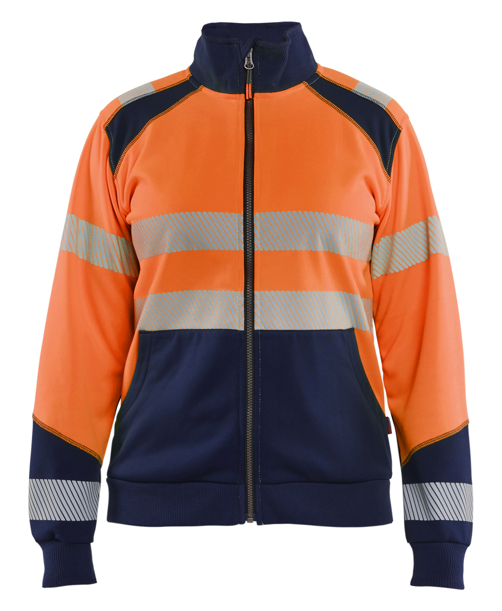 Damen High Vis Sweatjacke