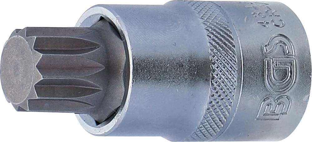 Bit-Einsatz, Antrieb Innenvierkant 12,5 mm (1/2"), Innenvielzahn (für XZN) M16