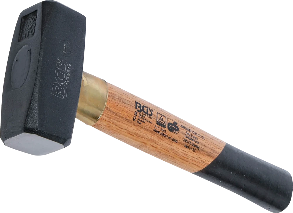 Fäustel, Holz-Stiel, 1000 g
