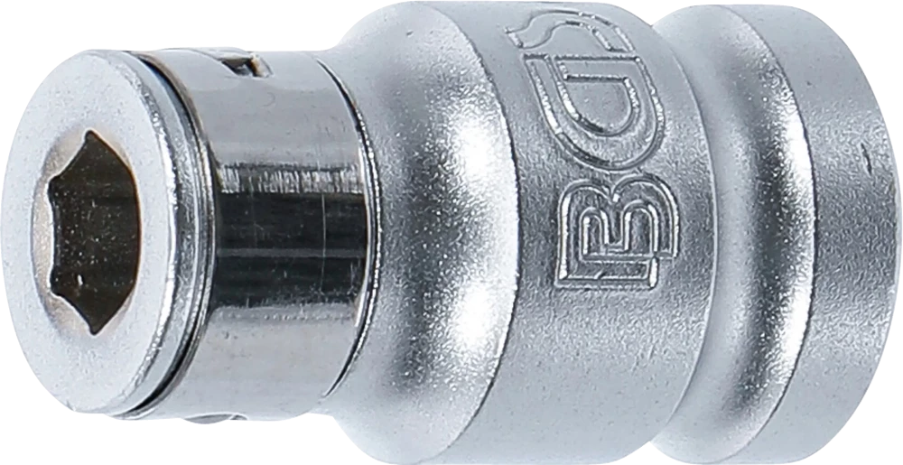 Bit-Adapter mit Haltekugel, Innenvierkant 12,5 mm (1/2"), Innensechskant 8 mm (5/16")