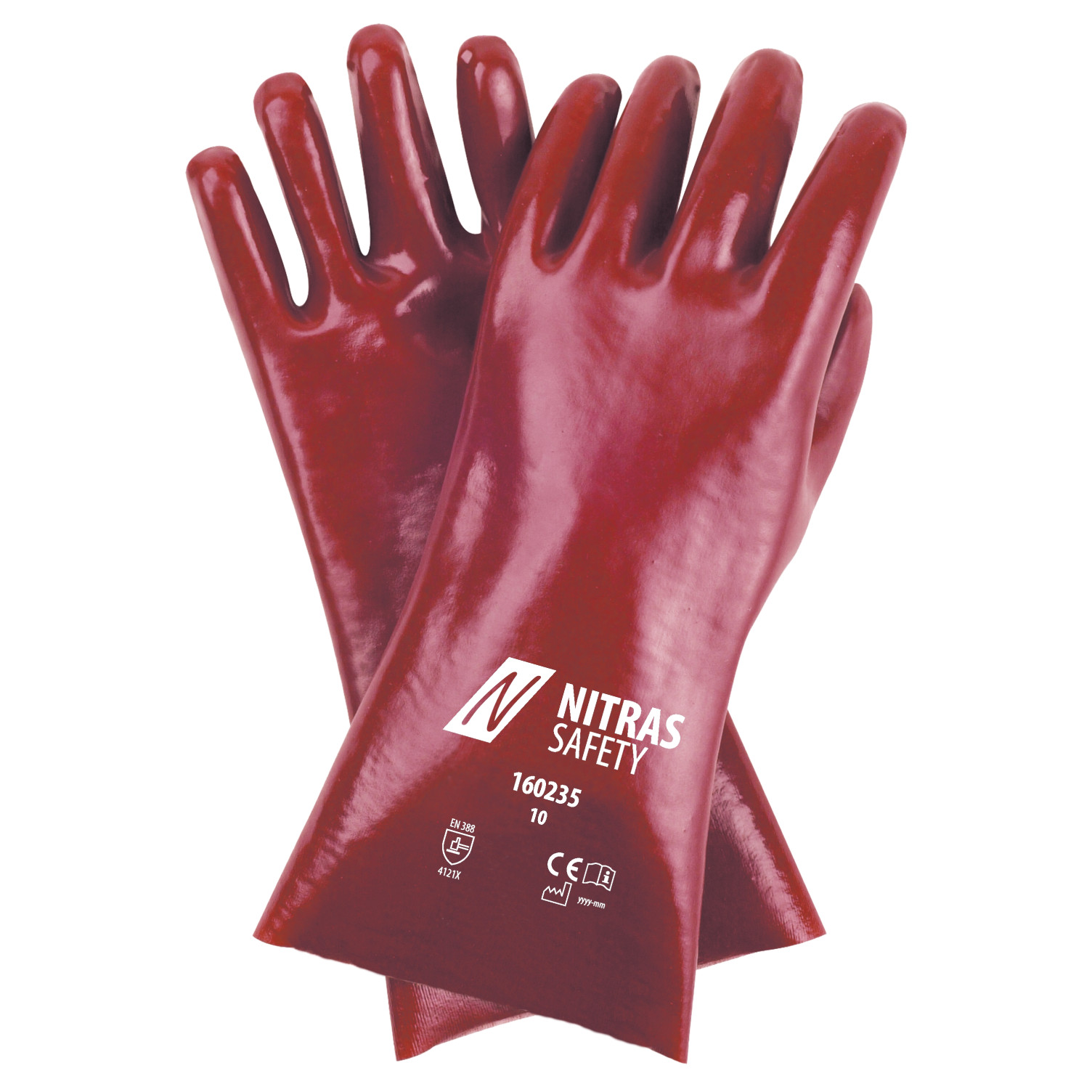 PVC-Handschuhe Baumwoll-Trikot