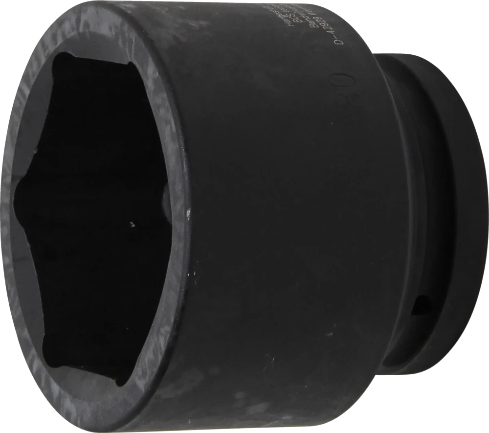 Kraft-Steckschlüssel-Einsatz Sechskant, Antrieb Innenvierkant 25 mm (1"), SW 80 mm