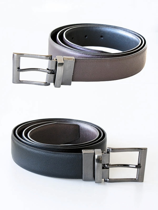 Gürtel – Elegant Two-Color Reversible Belt Schaffhausen