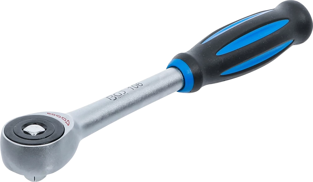 Umschaltknarre mit Drehgriff, Abtrieb Außenvierkant 10 mm (3/8")