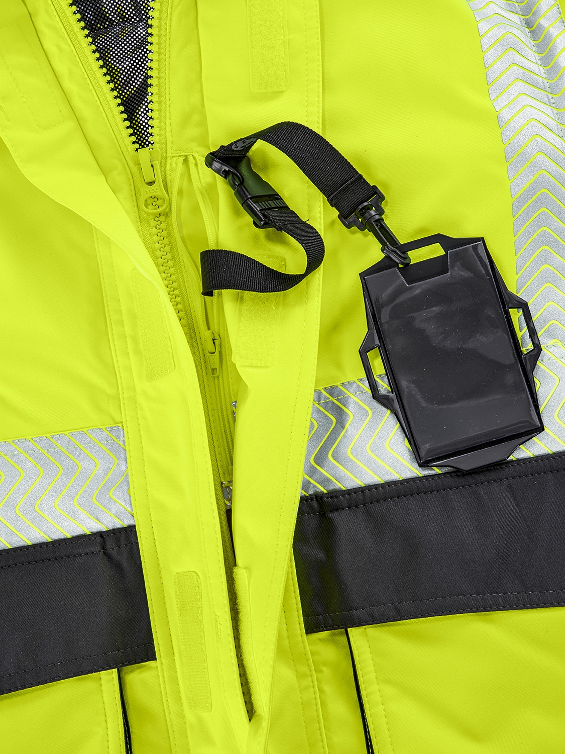 4PROTECT® Warn-Wetterschutz-Blouson NEWARK leuchtgelb/grau