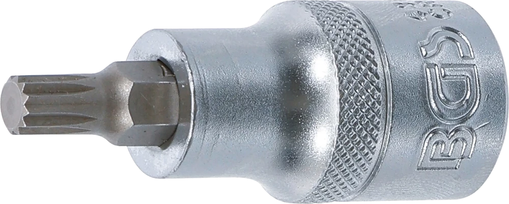 Bit-Einsatz, Antrieb Innenvierkant 12,5 mm (1/2"), Innenvielzahn (für XZN) M7