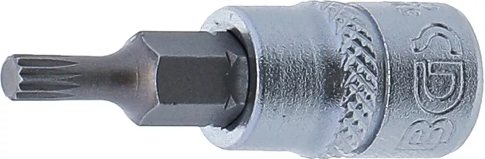 Bit-Einsatz, Antrieb Innenvierkant 6,3 mm (1/4"), Innenvielzahn (für XZN) M4