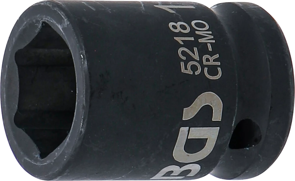 Kraft-Steckschlüssel-Einsatz Sechskant, Antrieb Innenvierkant 12,5 mm (1/2"), SW 18 mm