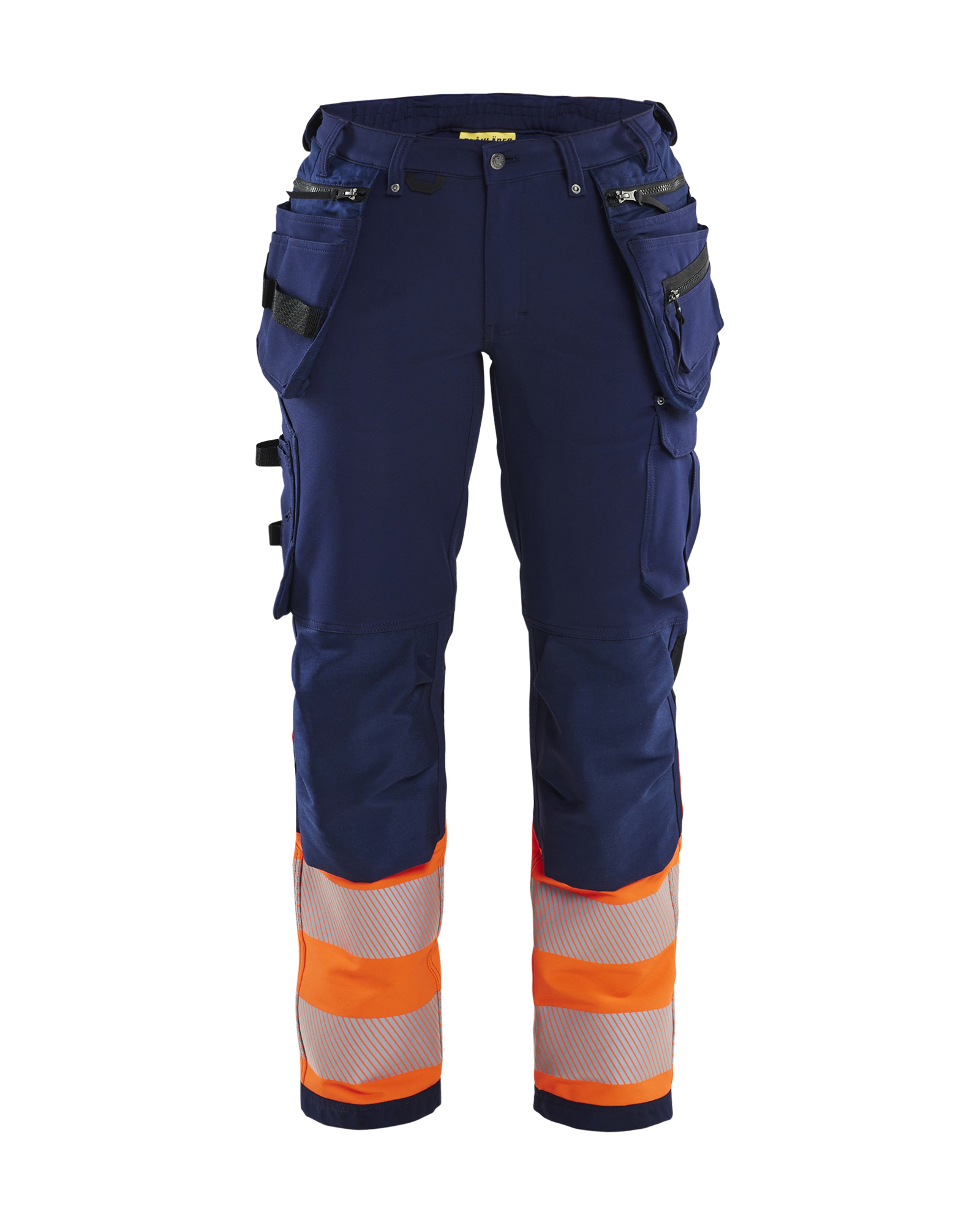Damen High Vis Arbeitshose 4-Wege-Stretch