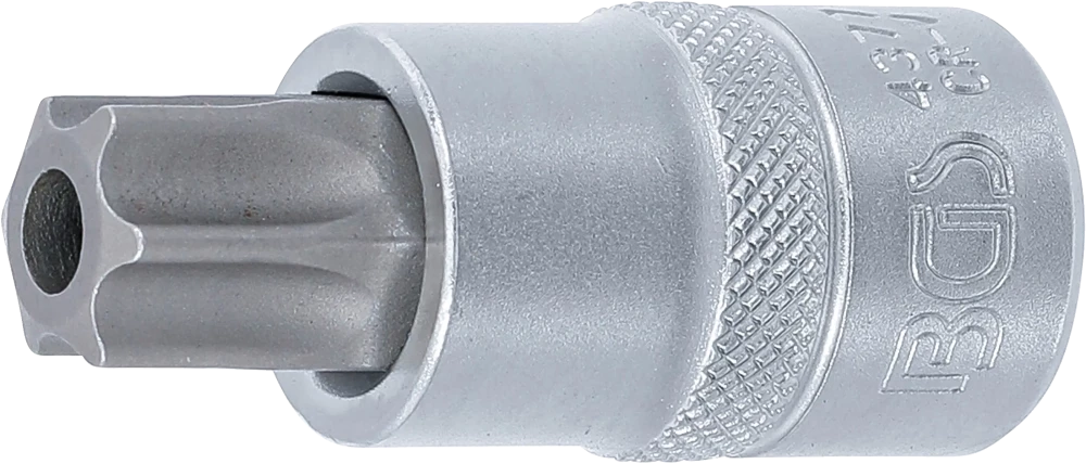 Bit-Einsatz, Antrieb Innenvierkant 12,5 mm (1/2"), T-Profil (für Torx) mit Bohrung T70