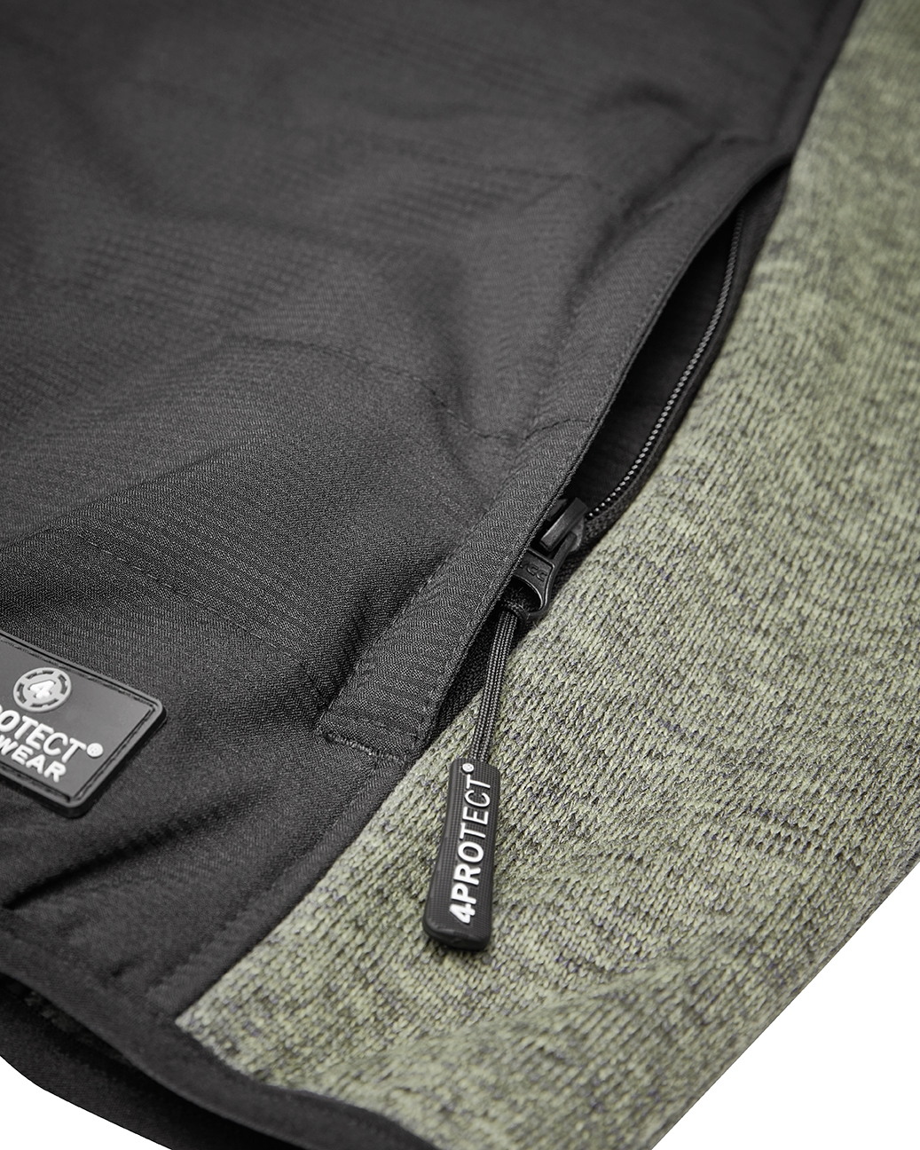 4PROTECT® Hybrid-Jacke schwarz/olive