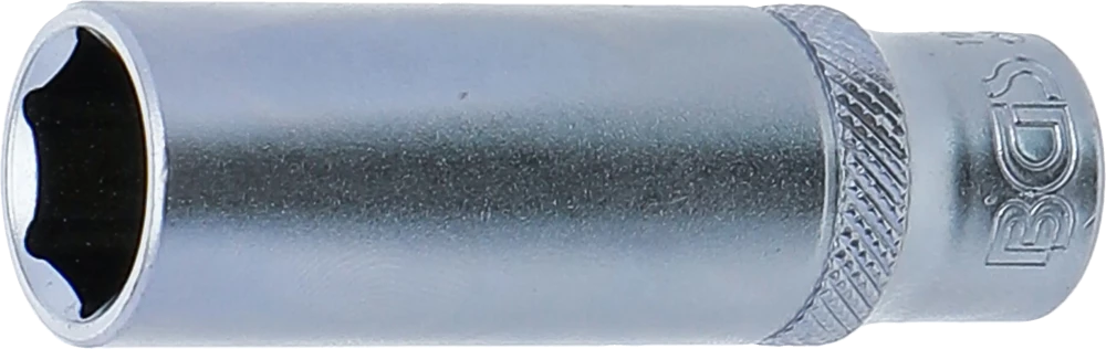 Steckschlüssel-Einsatz Sechskant, tief, Antrieb Innenvierkant 10 mm (3/8"), SW 14 mm