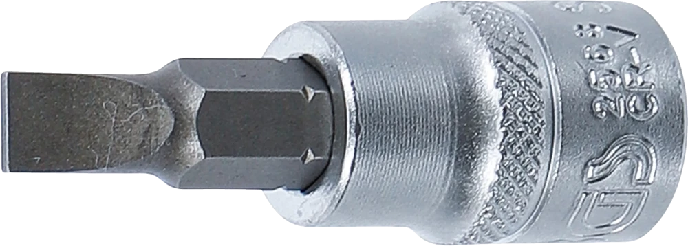 Bit-Einsatz, Antrieb Innenvierkant 10 mm (3/8"), Schlitz 7 mm
