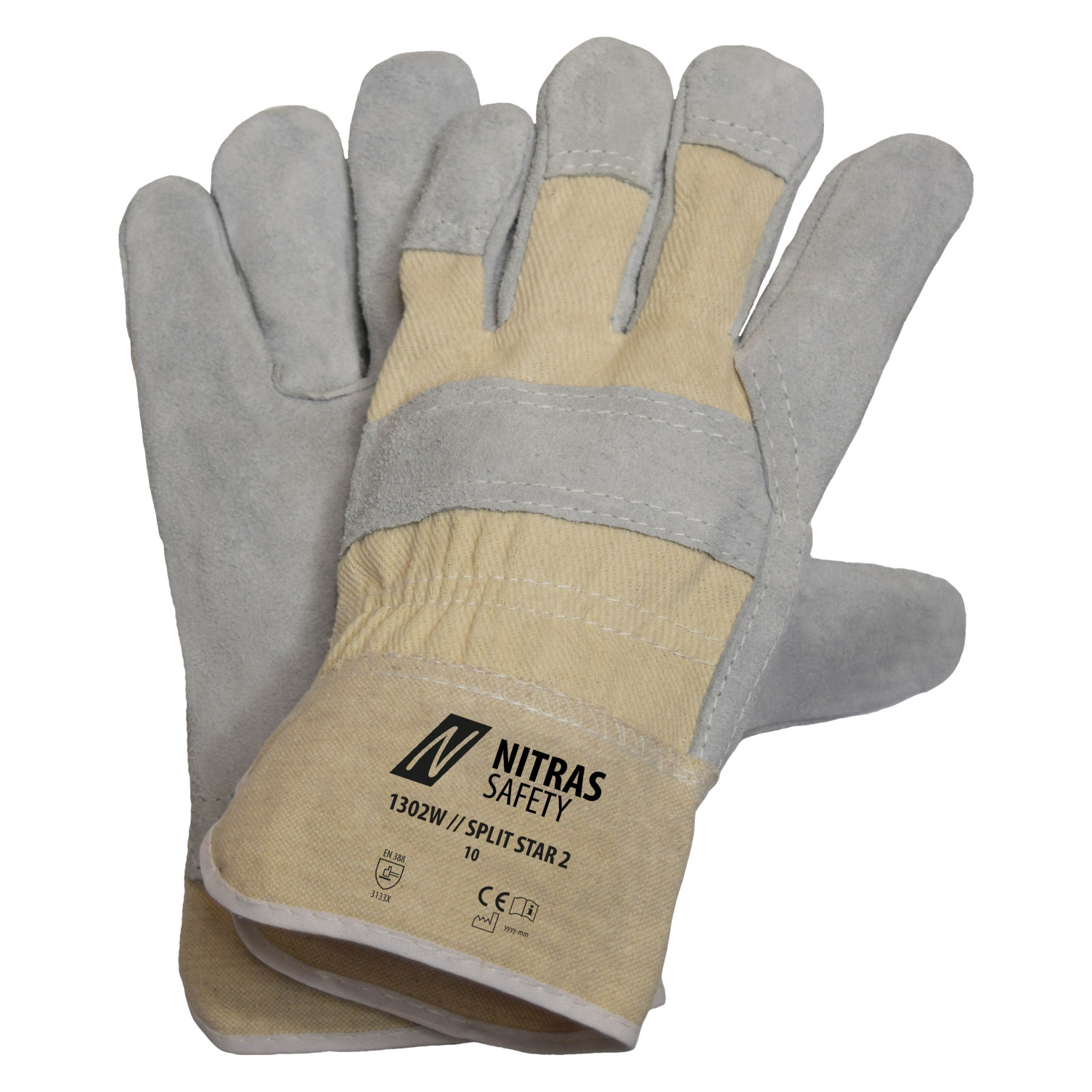 Handschuh SPLIT STAR 2 Rindspaltlederhandschuhe